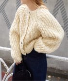 【アウトドアプロダクツ ユージュアルシングス/OUTDOOR PRODUCTS Usual Things】のネパールウールハンドニットカーディガン ホワイト|ID: prp329100004786727 ipo3291000000034820584