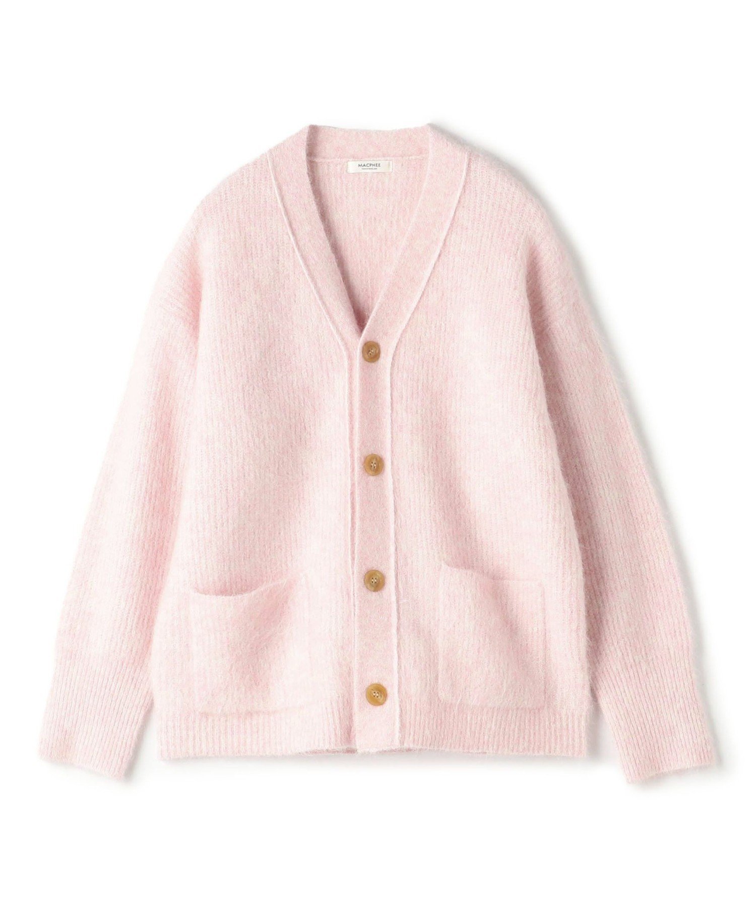 【トゥモローランド/TOMORROWLAND】のシャギーアルパカ Vネックカーディガン インテリア・キッズ・メンズ・レディースファッション・服の通販 founy(ファニー) 　ファッション　Fashion　レディースファッション　Fashion for Women　トップス・カットソー　Cut & Sew Tops　カーディガン・羽織り　Layered Style Cardigans　Vネックトップス　V-Neck Tops / V-Cut Neckline Shirts　インナー　Innerwear　カットソー　Cut and Sewn Top　カーディガン　Cardigan, Knitwear　スリーブ　Sleeve, Long Sleeve / Short Sleeve　A/W・秋冬　Autumn/Winter　エレガント 上品　Elegant　31 ライトピンク|ID: prp329100004786739 ipo3291000000034948864