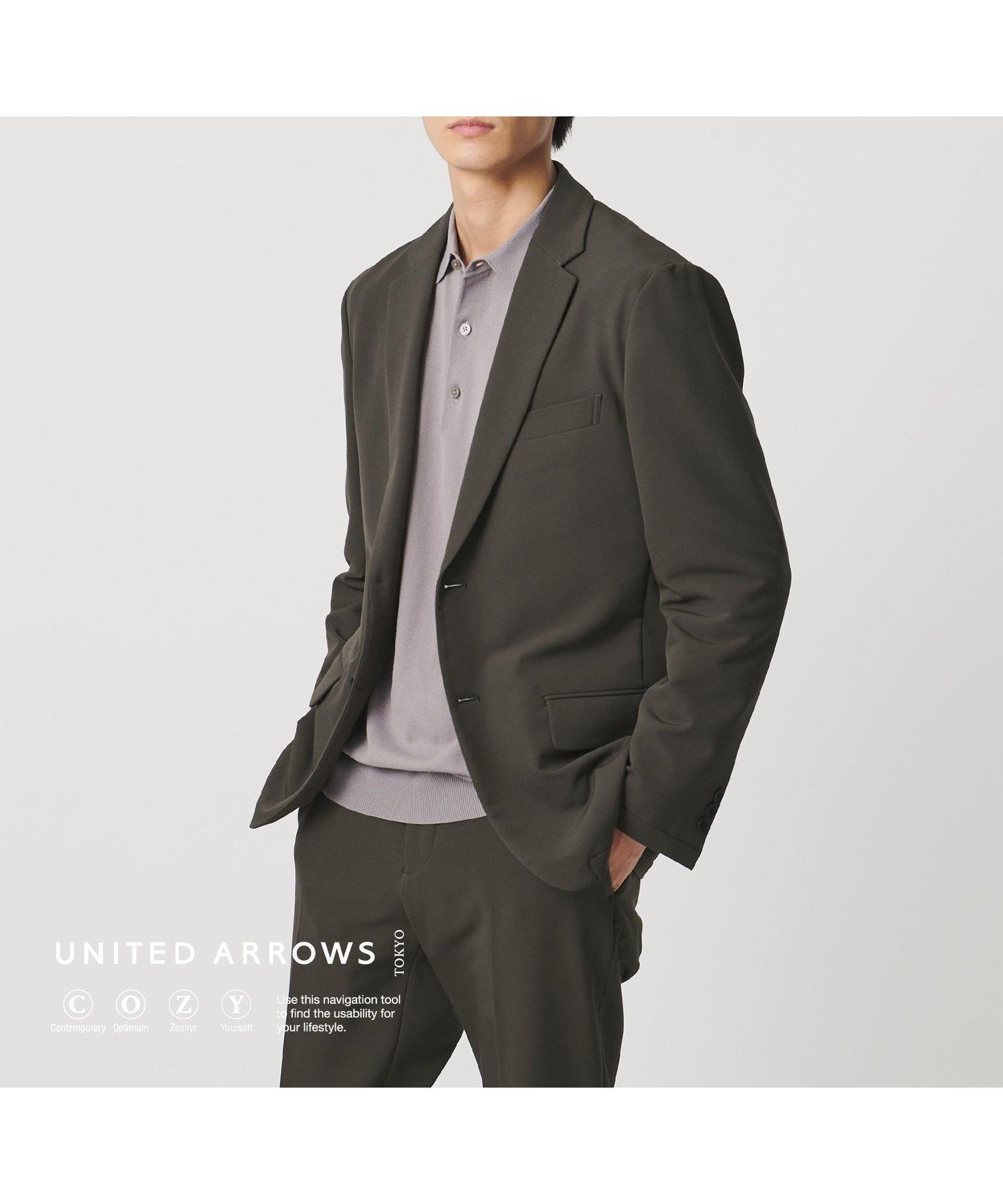 【ユナイテッドアローズ/UNITED ARROWS / MEN】のPERTEX バックブラッシュド シングル2ボタン テーラードジャケット UA COZY ウォッシャブル 2WAYストレッチ はっ水 インテリア・キッズ・メンズ・レディースファッション・服の通販 founy(ファニー) ファッション Fashion メンズファッション Fashion for Men ウォッシャブル Machine Washable ジャケット Jacket, Outerwear ストレッチ Stretch, Stretchy Fabric スマート Smart, Elegant スラックス Slacks, Dress Pants フォルム Silhouette, Form フラップ Flap, Flap Pocket フロント Front, Front Design ポケット Pocket, Pocket Detail モックネック Mock Neck, Short Turtleneck リラックス Relax, Relaxed Fit おすすめ Recommended / Our Picks ビジネス 仕事 通勤 Business / Work / Commuting DK.GREEN|ID: prp329100004786743 ipo3291000000035150019