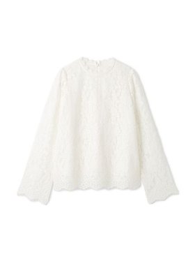 【ミラオーウェン/Mila Owen】のスタンドカラーレースブラウス 人気、トレンドファッション・服の通販 founy(ファニー) ファッション Fashion レディースファッション Fashion for Women トップス・カットソー Cut & Sew Tops シャツ・ブラウス・オフィスカジュアル Elegant Blouses & Button-Ups インナー Innerwear ウォッシャブル Machine Washable エレガント 上品 Elegant オーガンジー Organza Fabric キャミ Camisole, Cami Top キャミソール Camisole, Spaghetti Strap Top ギャザー Gathered, Ruffled コンパクト Compact, Small Size シアー Sheer, See-Through スタンド Stand Collar, Upright Stand スマート Smart, Elegant トレンド Trend, Trending Now フォーマル Formal, Dressy リュクス Luxury, Elegant, High-End, Chic レース Lace, Lace Fabric |ID:prp329100004786744