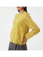 【ミラオーウェン/Mila Owen】のスタンドカラーレースブラウス 人気、トレンドファッション・服の通販 founy(ファニー) ファッション Fashion レディースファッション Fashion for Women トップス・カットソー Cut & Sew Tops シャツ・ブラウス・オフィスカジュアル Elegant Blouses & Button-Ups インナー Innerwear ウォッシャブル Machine Washable エレガント 上品 Elegant オーガンジー Organza Fabric キャミ Camisole, Cami Top キャミソール Camisole, Spaghetti Strap Top ギャザー Gathered, Ruffled コンパクト Compact, Small Size シアー Sheer, See-Through スタンド Stand Collar, Upright Stand スマート Smart, Elegant トレンド Trend, Trending Now フォーマル Formal, Dressy リュクス Luxury, Elegant, High-End, Chic レース Lace, Lace Fabric thumbnail YEL[032]|ID: prp329100004786744 ipo3291000000034936463