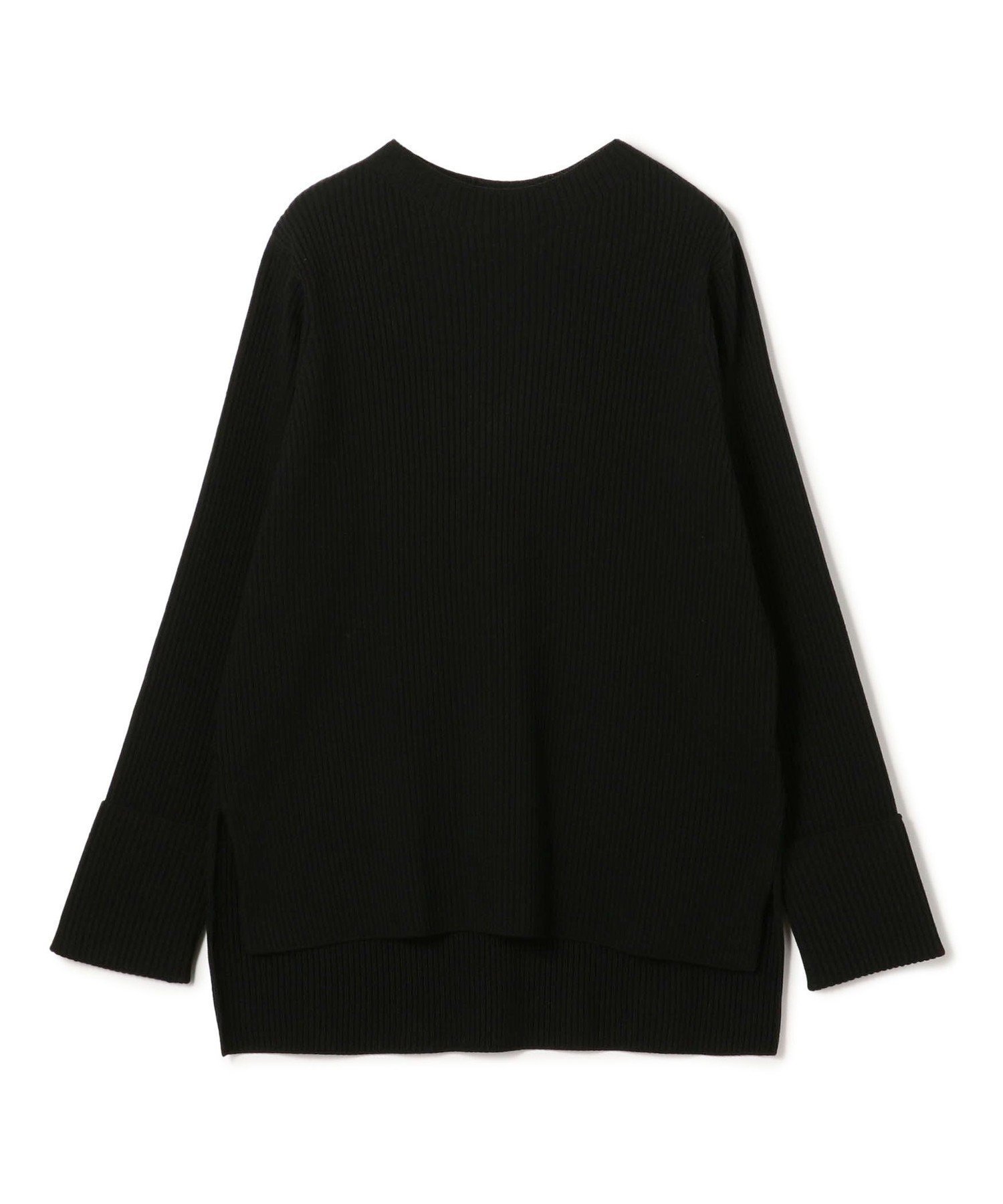 【トゥモローランド/TOMORROWLAND】のリンクスリブ ビルドネックプルオーバー 人気、トレンドファッション・服の通販 founy(ファニー) 　ファッション　Fashion　レディースファッション　Fashion for Women　トップス・カットソー　Cut & Sew Tops　カジュアルプルオーバー・ニットトップス　Pullovers & Knit Tops / Casual Pullovers　スリット　Slit, Slit Detail　ヘムライン　Hemline, Bottom Cut　ロング　Long, Long-Length　ワイド　Wide, Wide Fit　おすすめ　Recommended / Our Picks　 other-1|ID: prp329100004786758 ipo3291000000035049105