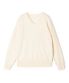 【トゥモローランド/TOMORROWLAND】のスコットランドカシミヤ Vネックニット 11 ホワイト|ID: prp329100004786795 ipo3291000000035123323