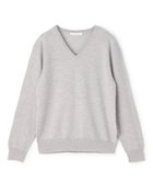 【トゥモローランド/TOMORROWLAND】のスコットランドカシミヤ Vネックニット 13 ライトグレー|ID: prp329100004786795 ipo3291000000035123324