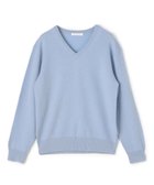 【トゥモローランド/TOMORROWLAND】のスコットランドカシミヤ Vネックニット 63 ライトブルー|ID: prp329100004786795 ipo3291000000035123331