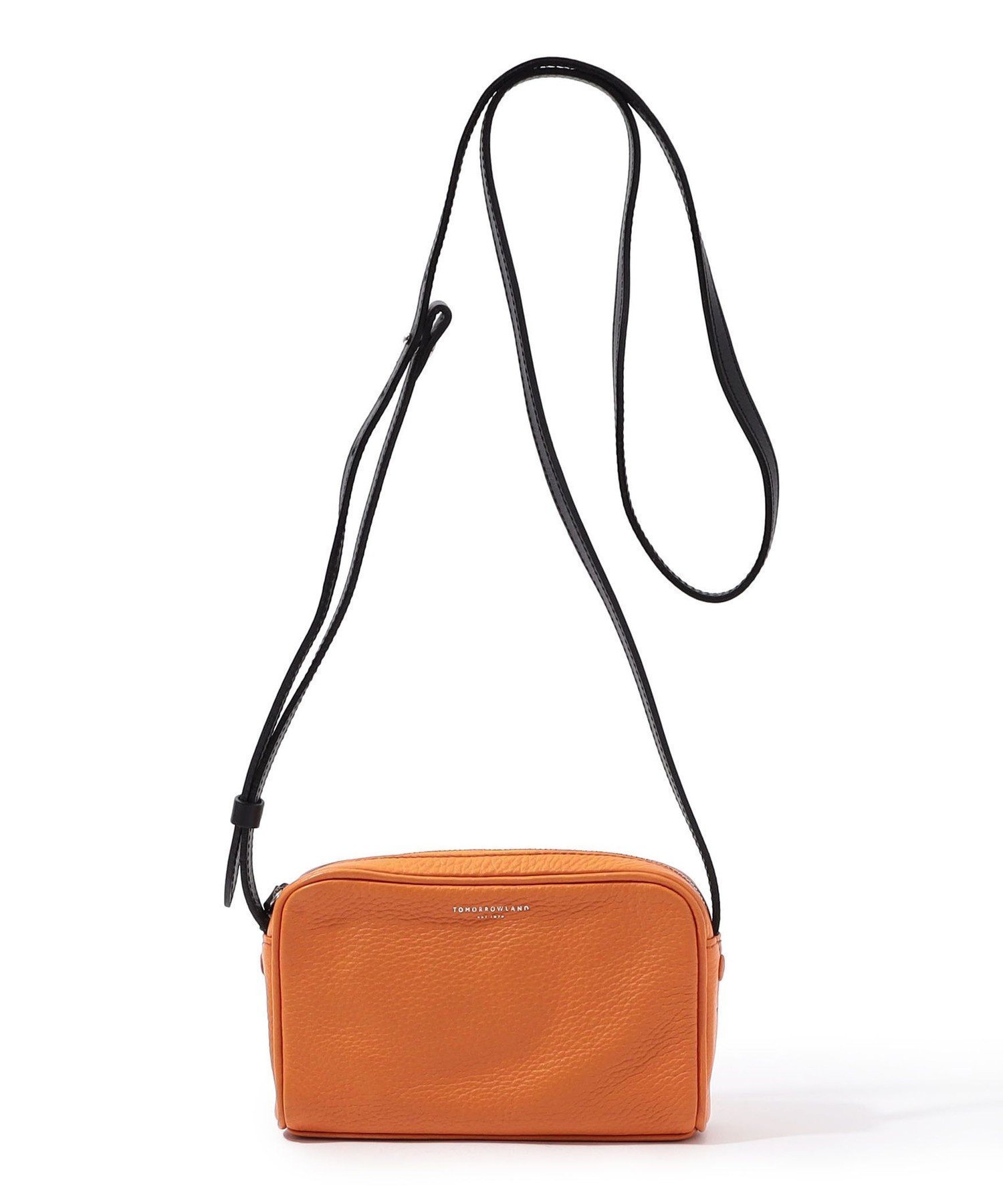 【トゥモローランド/TOMORROWLAND / MEN】のTOMORROWLAND シュリンクレザー ミニショルダーバッグ インテリア・キッズ・メンズ・レディースファッション・服の通販 founy(ファニー) 　ファッション　Fashion　メンズファッション　Fashion for Men　バッグ　Bags　ショルダー　Shoulder, Shoulder Strap　シルバー　Silver, Metallic Silver　シンプル　Simple, Minimal　日本製　Made In Japan　ビジネス 仕事 通勤　Business / Work / Commuting　27 オレンジ|ID: prp329100004786854 ipo3291000000034744381