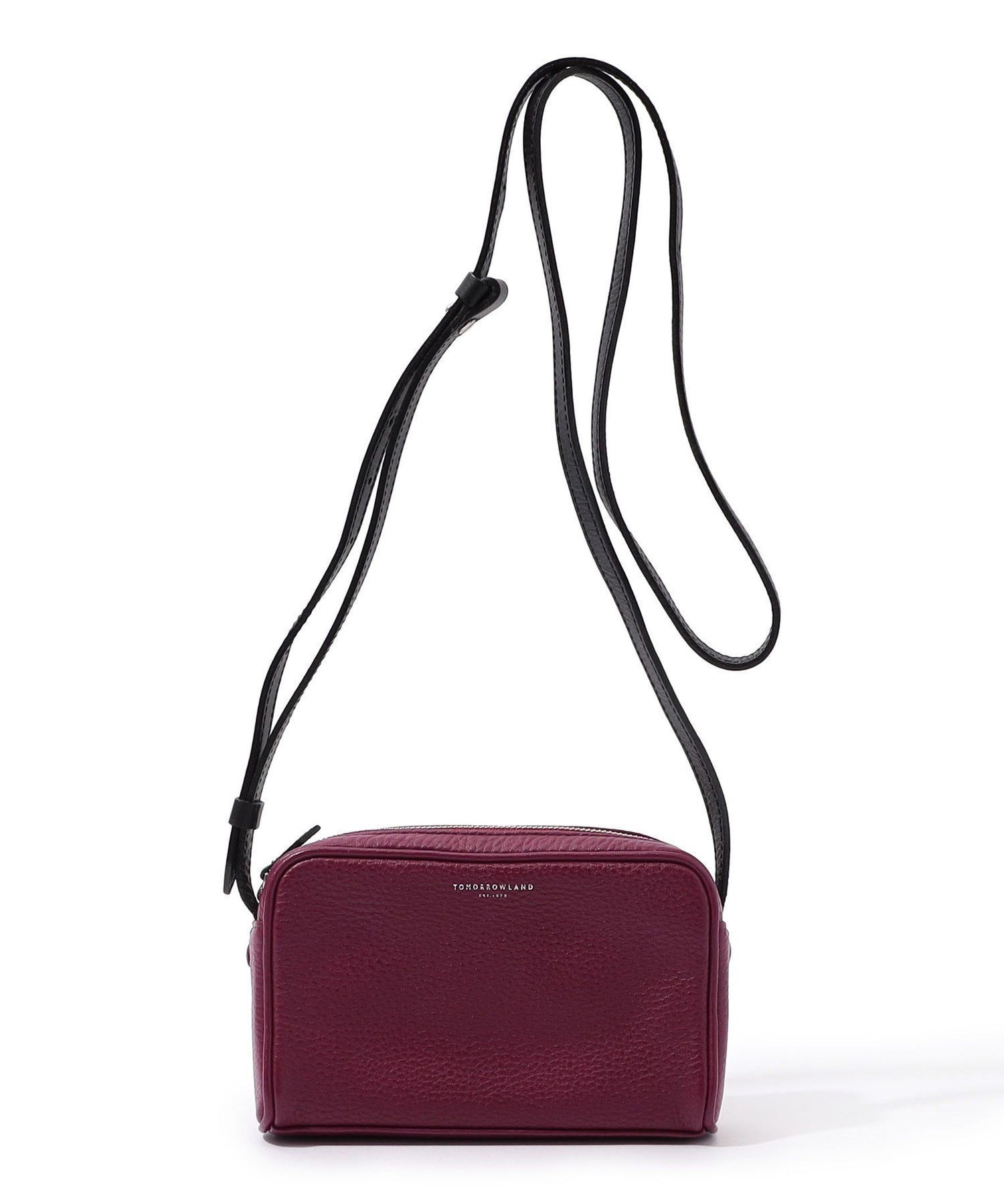 【トゥモローランド/TOMORROWLAND / MEN】のTOMORROWLAND シュリンクレザー ミニショルダーバッグ インテリア・キッズ・メンズ・レディースファッション・服の通販 founy(ファニー) 　ファッション　Fashion　メンズファッション　Fashion for Men　バッグ　Bags　ショルダー　Shoulder, Shoulder Strap　シルバー　Silver, Metallic Silver　シンプル　Simple, Minimal　日本製　Made In Japan　ビジネス 仕事 通勤　Business / Work / Commuting　37 ダークレッド|ID: prp329100004786854 ipo3291000000034744382