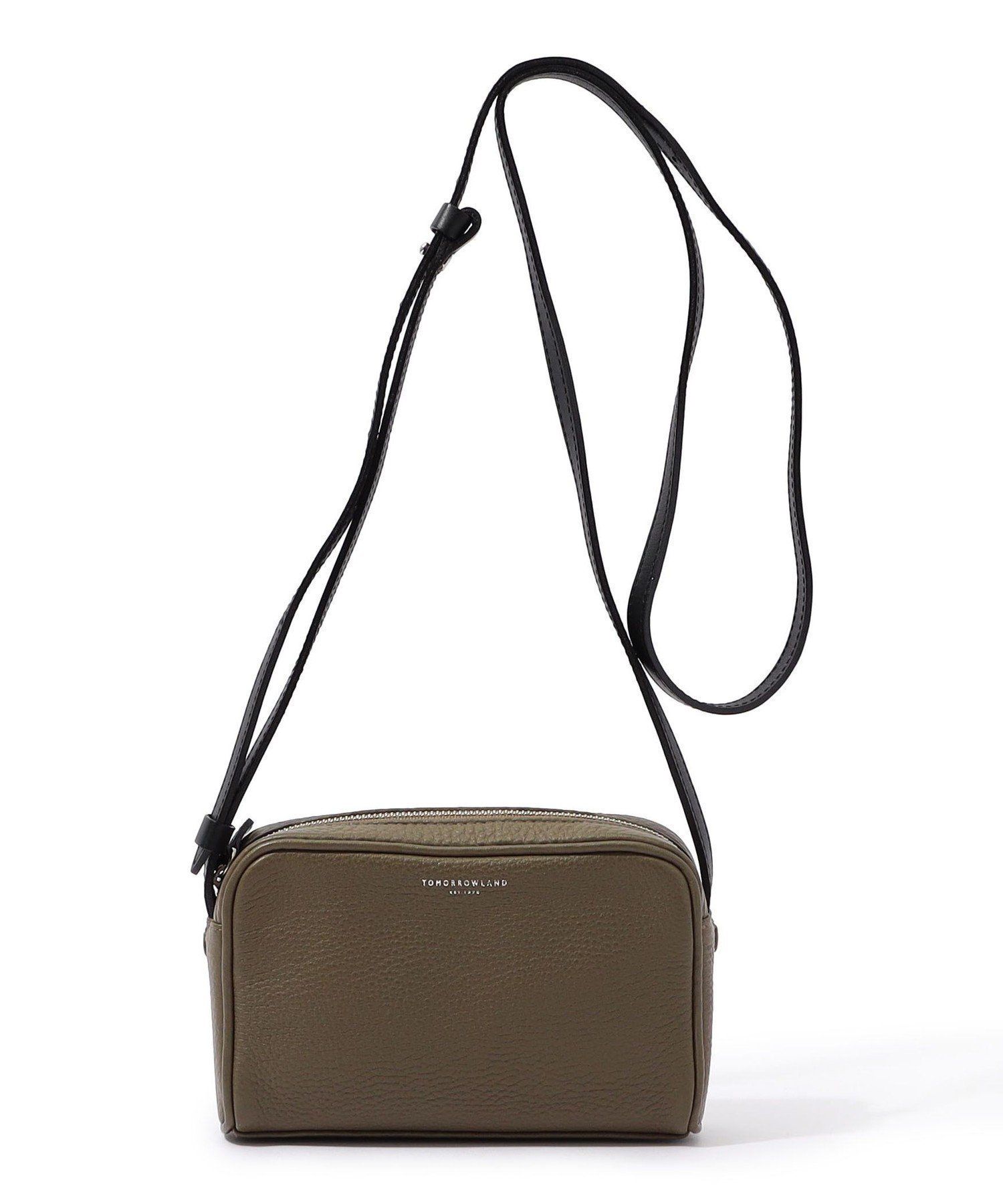 【トゥモローランド/TOMORROWLAND / MEN】のTOMORROWLAND シュリンクレザー ミニショルダーバッグ インテリア・キッズ・メンズ・レディースファッション・服の通販 founy(ファニー) 　ファッション　Fashion　メンズファッション　Fashion for Men　バッグ　Bags　ショルダー　Shoulder, Shoulder Strap　シルバー　Silver, Metallic Silver　シンプル　Simple, Minimal　日本製　Made In Japan　ビジネス 仕事 通勤　Business / Work / Commuting　43 ベージュ|ID: prp329100004786854 ipo3291000000034744383