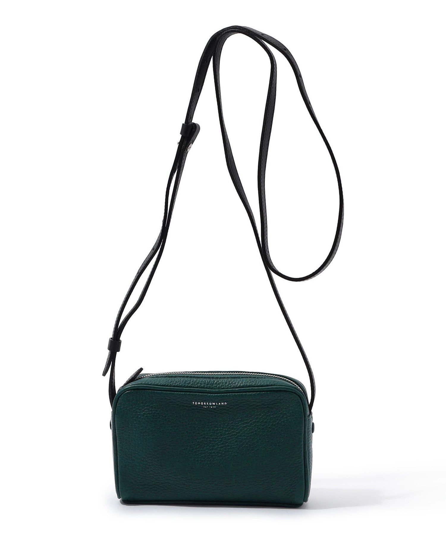 【トゥモローランド/TOMORROWLAND / MEN】のTOMORROWLAND シュリンクレザー ミニショルダーバッグ インテリア・キッズ・メンズ・レディースファッション・服の通販 founy(ファニー) 　ファッション　Fashion　メンズファッション　Fashion for Men　バッグ　Bags　ショルダー　Shoulder, Shoulder Strap　シルバー　Silver, Metallic Silver　シンプル　Simple, Minimal　日本製　Made In Japan　ビジネス 仕事 通勤　Business / Work / Commuting　55 グリーン|ID: prp329100004786854 ipo3291000000034744384