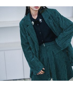 【ハレ/HARE】のモールレースミドルジャケット 人気、トレンドファッション・服の通販 founy(ファニー) ファッション Fashion レディースファッション Fashion for Women アウター Coat / Outerwear Collection レディースジャケット・軽アウター Jackets おすすめ Recommended / Our Picks アシンメトリー Asymmetrical Style ウェーブ Wavy Pattern ジャケット Jacket, Outerwear スウェット / スエット Sweatshirt, Sweatwear ストレート Straight, Straight Cut ハイネック High Neck, Mock Neck フィット Fit, Slim Fit ミドル Middle Length, Mid Height メタル Metal, Metal Parts レース Lace, Lace Fabric エレガント 上品 Elegant 冬 Winter / This Winter |ID:prp329100004786922