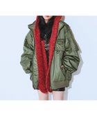 【ジーナシス/JEANASiS】のArmy BIGブルゾン カーキ|ID: prp329100004786938 ipo3291000000035207386