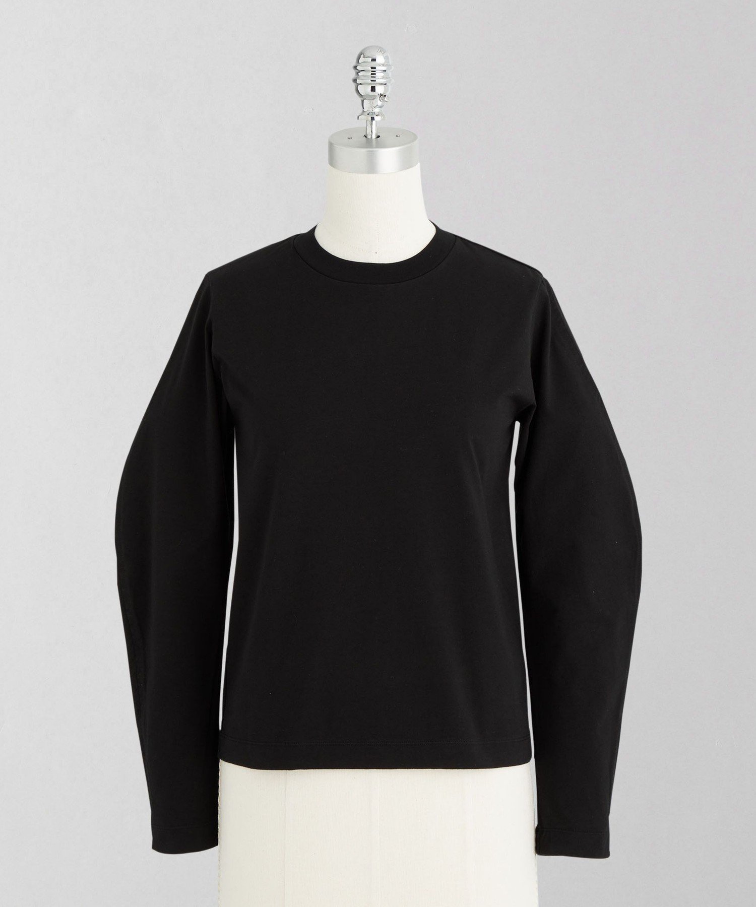 【ユナイテッドアローズ/UNITED ARROWS】のLOEFF オーガニックコットン クロップド クレセントスリーブ カットソー インテリア・キッズ・メンズ・レディースファッション・服の通販 founy(ファニー) 　ファッション　Fashion　レディースファッション　Fashion for Women　トップス・カットソー　Cut & Sew Tops　カットソー・ベーシックTシャツ　Cut-and-Sewn Tops / Stretch Tees & Basics　インナー　Innerwear　カットソー　Cut and Sewn Top　クロップド　Cropped, Short Length　スリーブ　Sleeve, Long Sleeve / Short Sleeve　ベスト　Vest, Waistcoat　ロング　Long, Long-Length　BLACK|ID: prp329100004786941 ipo3291000000035173827