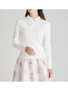 【セルフォード/CELFORD】のシャツレイヤードニットプルオーバー 人気、トレンドファッション・服の通販 founy(ファニー) ファッション Fashion レディースファッション Fashion for Women トップス・カットソー Cut & Sew Tops ニット Knit Tops & Sweaters シャツ・ブラウス・オフィスカジュアル Elegant Blouses & Button-Ups カジュアルプルオーバー・ニットトップス Pullovers & Knit Tops / Casual Pullovers スマート Smart, Elegant thumbnail OWHT[002]|ID: prp329100004786948 ipo3291000000035022150