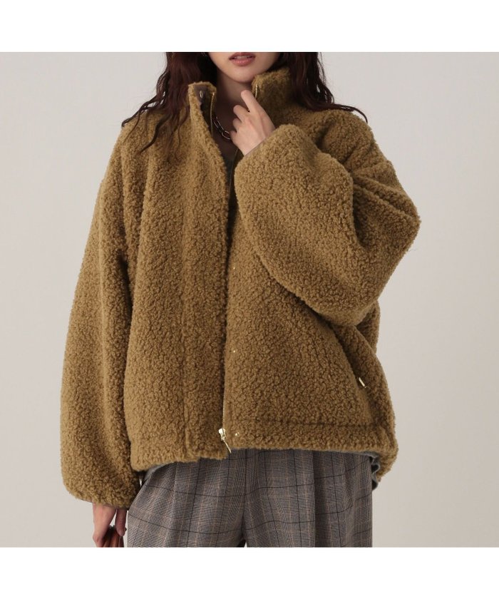 【エルーラ/Elura】のスタンドボアブルゾン/598143 インテリア・キッズ・メンズ・レディースファッション・服の通販 founy(ファニー) https://founy.com/ ファッション Fashion レディースファッション Fashion for Women アウター Coat / Outerwear Collection ブルゾンジャケット・スポーティアウター Blouson Jackets スタンド Stand Collar, Upright Stand スリーブ Sleeve, Long Sleeve / Short Sleeve バランス Balance, Style Balance パターン Pattern, Design Print フィット Fit, Slim Fit フェミニン Feminine, Girly ミリタリー Military, Army Style |ID: prp329100004786960 ipo3291000000034790096