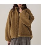 【エルーラ/Elura】のスタンドボアブルゾン/598143 人気、トレンドファッション・服の通販 founy(ファニー) ファッション Fashion レディースファッション Fashion for Women アウター Coat / Outerwear Collection ブルゾンジャケット・スポーティアウター Blouson Jackets スタンド Stand Collar, Upright Stand スリーブ Sleeve, Long Sleeve / Short Sleeve バランス Balance, Style Balance パターン Pattern, Design Print フィット Fit, Slim Fit フェミニン Feminine, Girly ミリタリー Military, Army Style thumbnail キャメル53|ID: prp329100004786960 ipo3291000000034790098