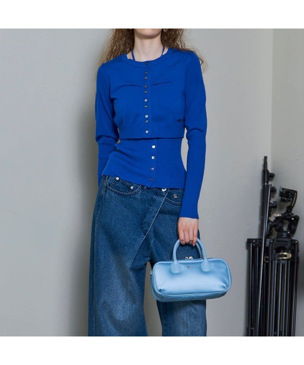 【メゾンスペシャル/MAISON SPECIAL】のCashmere Blend Multiway Cardigan Bustier Set Knit Tops インテリア・キッズ・メンズ・レディースファッション・服の通販 founy(ファニー) 　ファッション　Fashion　レディースファッション　Fashion for Women　トップス・カットソー　Cut & Sew Tops　ニット　Knit Tops & Sweaters　カーディガン・羽織り　Layered Style Cardigans　ビスチェ　Bustiers & Corset Tops / Layered Bustier Style　おすすめ　Recommended / Our Picks　アンサンブル　Ensemble Set　カーディガン　Cardigan, Knitwear　セパレート　Separate, Two-Piece　BLU|ID: prp329100004786964 ipo3291000000034744799