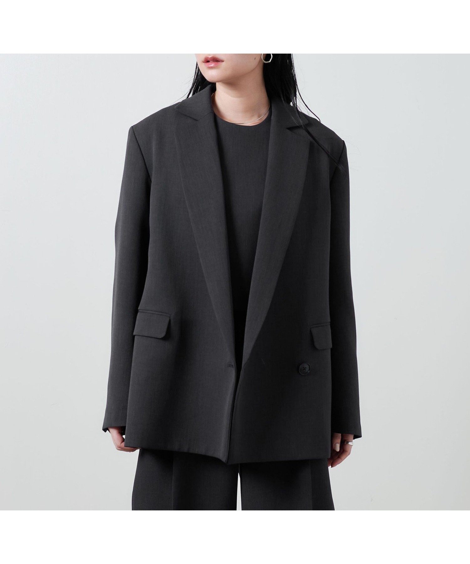 【ユナイテッドアローズ/UNITED ARROWS】のMARW UNITED ARROWS バック アシンメトリー ジャケット インテリア・キッズ・メンズ・レディースファッション・服の通販 founy(ファニー) ファッション Fashion レディースファッション Fashion for Women アウター Coat / Outerwear Collection レディースジャケット・軽アウター Jackets アシンメトリー Asymmetrical Style ジャケット Jacket, Outerwear セットアップ Set-Up, Coordinated Outfit 人気 Popular, Best Seller ポケット Pocket, Pocket Detail おすすめ Recommended / Our Picks ビジネス 仕事 通勤 Business / Work / Commuting DK.GRAY|ID: prp329100004786971 ipo3291000000035140803