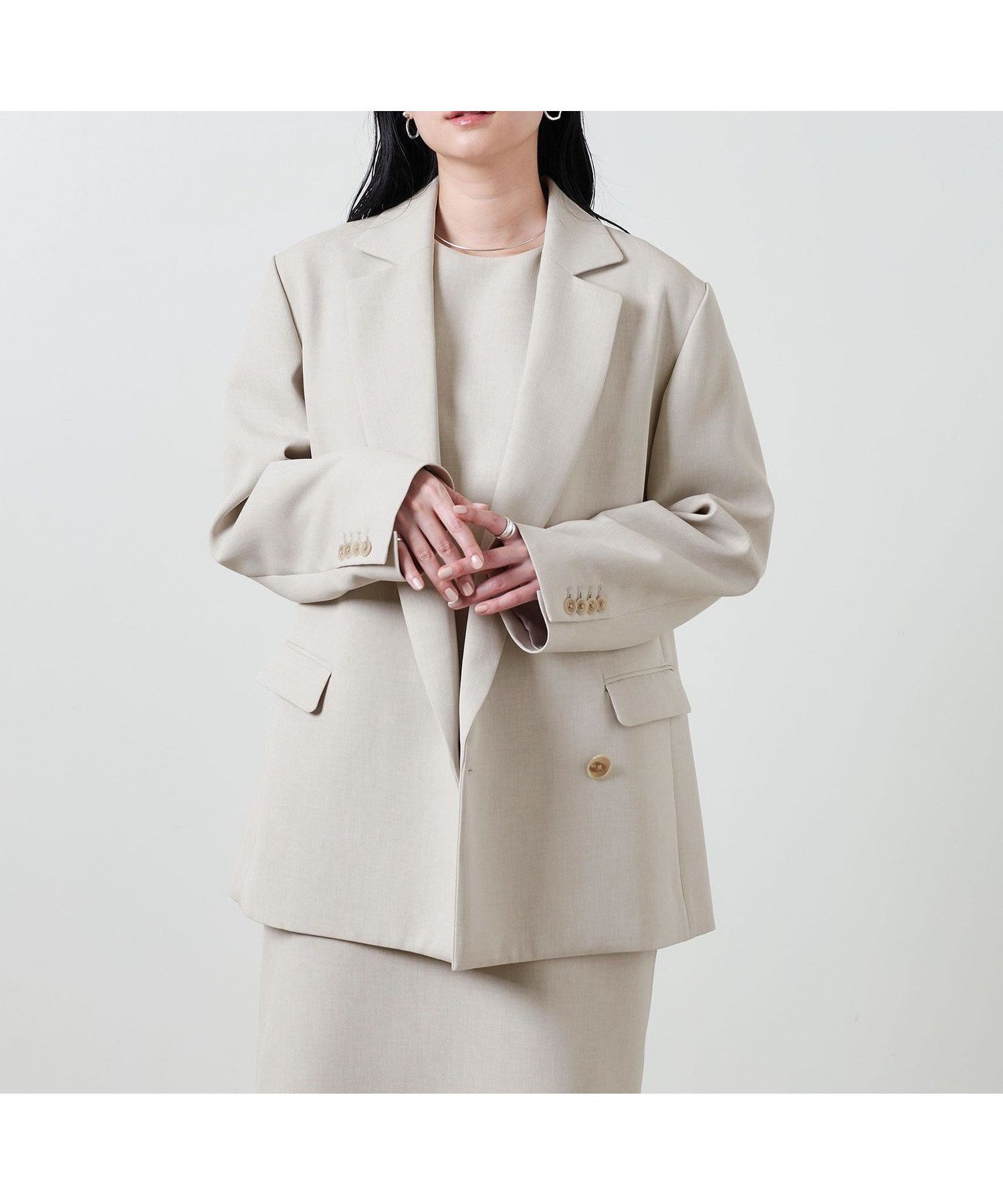 【ユナイテッドアローズ/UNITED ARROWS】のMARW UNITED ARROWS バック アシンメトリー ジャケット インテリア・キッズ・メンズ・レディースファッション・服の通販 founy(ファニー) ファッション Fashion レディースファッション Fashion for Women アウター Coat / Outerwear Collection レディースジャケット・軽アウター Jackets アシンメトリー Asymmetrical Style ジャケット Jacket, Outerwear セットアップ Set-Up, Coordinated Outfit 人気 Popular, Best Seller ポケット Pocket, Pocket Detail おすすめ Recommended / Our Picks ビジネス 仕事 通勤 Business / Work / Commuting NATURAL|ID: prp329100004786971 ipo3291000000035140804