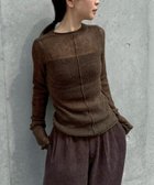 【セレクトモカ/SELECT MOCA】の【人気インフルエンサーコラボbySON】センターラインシアーニット 人気、トレンドファッション・服の通販 founy(ファニー) ファッション Fashion レディースファッション Fashion for Women トップス・カットソー Cut & Sew Tops ニット Knit Tops & Sweaters おすすめ Recommended / Our Picks シアー Sheer, See-Through シンプル Simple, Minimal センター Center, Center Line ビスチェ Bustier, Corset Top フィット Fit, Slim Fit エレガント 上品 Elegant 人気 Popular, Best Seller thumbnail ブラウン-800|ID: prp329100004787237 ipo3291000000034812857