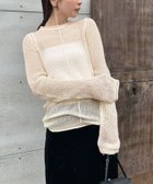 【セレクトモカ/SELECT MOCA】の【人気インフルエンサーコラボbySON】センターラインシアーニット 人気、トレンドファッション・服の通販 founy(ファニー) ファッション Fashion レディースファッション Fashion for Women トップス・カットソー Cut & Sew Tops ニット Knit Tops & Sweaters おすすめ Recommended / Our Picks シアー Sheer, See-Through シンプル Simple, Minimal センター Center, Center Line ビスチェ Bustier, Corset Top フィット Fit, Slim Fit エレガント 上品 Elegant 人気 Popular, Best Seller thumbnail アイボリー-120|ID: prp329100004787237 ipo3291000000034812859