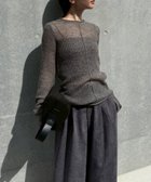 【セレクトモカ/SELECT MOCA】の【人気インフルエンサーコラボbySON】センターラインシアーニット 人気、トレンドファッション・服の通販 founy(ファニー) ファッション Fashion レディースファッション Fashion for Women トップス・カットソー Cut & Sew Tops ニット Knit Tops & Sweaters おすすめ Recommended / Our Picks シアー Sheer, See-Through シンプル Simple, Minimal センター Center, Center Line ビスチェ Bustier, Corset Top フィット Fit, Slim Fit エレガント 上品 Elegant 人気 Popular, Best Seller thumbnail グレー-900|ID: prp329100004787237 ipo3291000000034812863