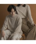 【センスオブプレイス/SENSE OF PLACE by URBAN RESEARCH / MEN】の『一部WEB限定カラー』『洗濯可/毛玉防止』ストレッチモックネックニット BEIGE|ID: prp329100004787261 ipo3291000000034746685