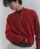 【センスオブプレイス/SENSE OF PLACE by URBAN RESEARCH / MEN】の『一部WEB限定カラー』『洗濯可/毛玉防止』ストレッチモックネックニット RED|ID: prp329100004787261 ipo3291000000034746690