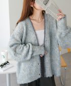 【ディスコート/Discoat】の【新色追加!/WEB限定】MIXブークレシャギー配色Vネックカーディガン 人気、トレンドファッション・服の通販 founy(ファニー) ファッション Fashion レディースファッション Fashion for Women トップス・カットソー Cut & Sew Tops カーディガン・羽織り Layered Style Cardigans Vネックトップス V-Neck Tops / V-Cut Neckline Shirts カーディガン Cardigan, Knitwear キャミソール Camisole, Spaghetti Strap Top 吸水 Absorbent, Quick-Dry スラックス Slacks, Dress Pants タンク Tank Top, Sleeveless Top タートル Turtleneck, Turtle Collar デニム Denim, Jeans Material ミックス Mix, Mixed Style A/W・秋冬 Autumn/Winter おすすめ Recommended / Our Picks thumbnail ブルー|ID: prp329100004787264 ipo3291000000035171037