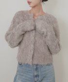 【リアン/Lian】のミックスシャギーニットカーディガン 人気、トレンドファッション・服の通販 founy(ファニー) ファッション Fashion レディースファッション Fashion for Women トップス・カットソー Cut & Sew Tops ニット Knit Tops & Sweaters カーディガン・羽織り Layered Style Cardigans thumbnail グレイッシュベージュ|ID: prp329100004787274 ipo3291000000034789785