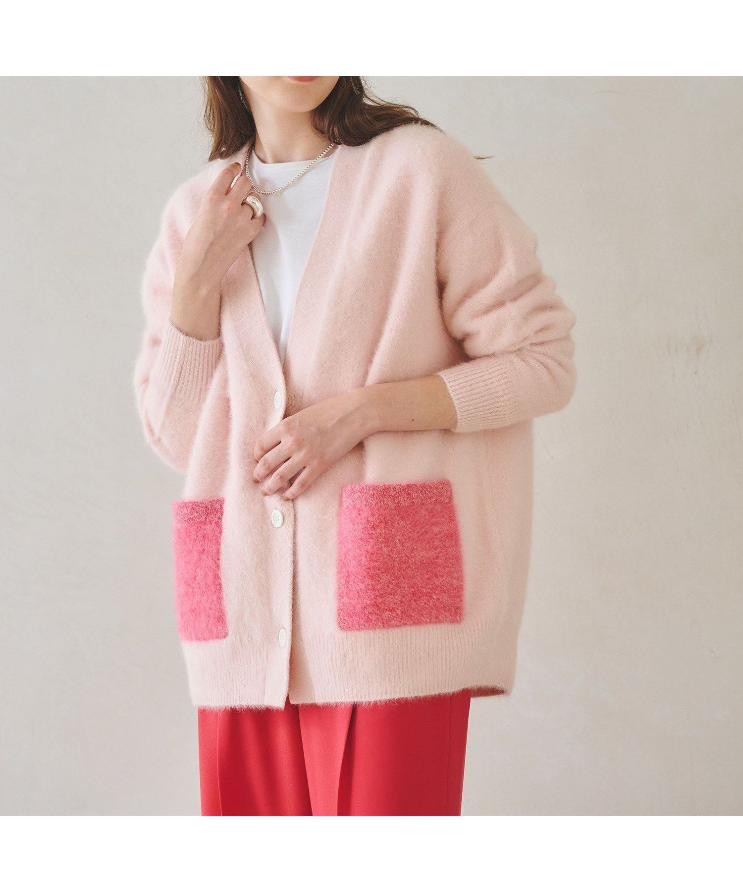 【ユナイテッドアローズ/UNITED ARROWS】のフォックスカシミヤ ミドル カーディガン 人気、トレンドファッション・服の通販 founy(ファニー) 　ファッション　Fashion　レディースファッション　Fashion for Women　トップス・カットソー　Cut & Sew Tops　カーディガン・羽織り　Layered Style Cardigans　インナー　Innerwear　カーディガン　Cardigan, Knitwear　軽量　Lightweight, Ultra Light　フォックス　Fox, Fox Fur　ポケット　Pocket, Pocket Detail　ミドル　Middle Length, Mid Height　おすすめ　Recommended / Our Picks　 other-1|ID: prp329100004787314 ipo3291000000034789068