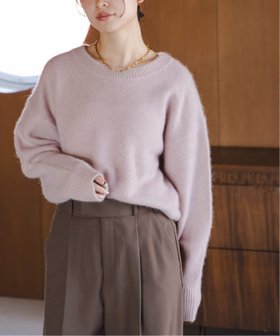 【ノーブル / スピック&スパン/NOBLE / Spick & Span】のYAKクルーネックプルオーバー 人気、トレンドファッション・服の通販 founy(ファニー) ファッション Fashion レディースファッション Fashion for Women トップス・カットソー Cut & Sew Tops カジュアルプルオーバー・ニットトップス Pullovers & Knit Tops / Casual Pullovers ショート Short, Short Length ボトム Bottoms, Lower Wear 人気 Popular, Best Seller 冬 Winter / This Winter |ID:prp329100004787341