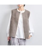 【ユナイテッドアローズ/UNITED ARROWS】のフォックス カシミヤ ニットベスト BEIGE|ID: prp329100004787344 ipo3291000000034747006