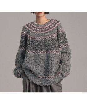 【ローリーズファーム/LOWRYS FARM】のノルディックニットプルオーバーLS 人気、トレンドファッション・服の通販 founy(ファニー) ファッション Fashion レディースファッション Fashion for Women トップス・カットソー Cut & Sew Tops ニット Knit Tops & Sweaters カジュアルプルオーバー・ニットトップス Pullovers & Knit Tops / Casual Pullovers おすすめ Recommended / Our Picks ボトム Bottoms, Lower Wear ループ Loop, Loop Knit ロング Long, Long-Length |ID:prp329100004787361