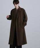 【ティーケー/tk TAKEO KIKUCHI / MEN】のダブルオーバーチェスターコート ブラウン|ID: prp329100004787362 ipo3291000000035177574