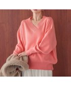 【ベイフロー/BAYFLOW】のヒップまでカバーする オーバーサイズVネックニット 人気、トレンドファッション・服の通販 founy(ファニー) ファッション Fashion レディースファッション Fashion for Women トップス・カットソー Cut & Sew Tops ニット Knit Tops & Sweaters Vネックトップス V-Neck Tops / V-Cut Neckline Shirts おすすめ Recommended / Our Picks 今季 This Season, Current Season thumbnail ピンク20|ID: prp329100004787371 ipo3291000000035111181