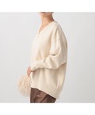 【ベイフロー/BAYFLOW】のヒップまでカバーする オーバーサイズVネックニット 人気、トレンドファッション・服の通販 founy(ファニー) ファッション Fashion レディースファッション Fashion for Women トップス・カットソー Cut & Sew Tops ニット Knit Tops & Sweaters Vネックトップス V-Neck Tops / V-Cut Neckline Shirts おすすめ Recommended / Our Picks 今季 This Season, Current Season thumbnail オフホワイト11|ID: prp329100004787371 ipo3291000000035111182