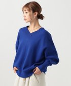 【ベイフロー/BAYFLOW】のヒップまでカバーする オーバーサイズVネックニット 人気、トレンドファッション・服の通販 founy(ファニー) ファッション Fashion レディースファッション Fashion for Women トップス・カットソー Cut & Sew Tops ニット Knit Tops & Sweaters Vネックトップス V-Neck Tops / V-Cut Neckline Shirts おすすめ Recommended / Our Picks 今季 This Season, Current Season thumbnail ブルー80|ID: prp329100004787371 ipo3291000000035111187