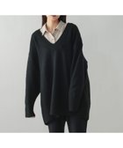 【グローバルワーク/GLOBAL WORK】のフワフワHugmeVネックチュニック/577892 人気、トレンドファッション・服の通販 founy(ファニー) ファッション Fashion レディースファッション Fashion for Women トップス・カットソー Cut & Sew Tops Vネックトップス V-Neck Tops / V-Cut Neckline Shirts おすすめ Recommended / Our Picks インナー Innerwear キャミソール Camisole, Spaghetti Strap Top チュニック Tunic, Long Top デコルテ Décolleté, Neckline フェミニン Feminine, Girly thumbnail ブラック09|ID: prp329100004787385 ipo3291000000034978279