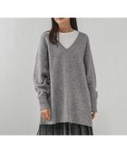 【グローバルワーク/GLOBAL WORK】のフワフワHugmeVネックチュニック/577892 人気、トレンドファッション・服の通販 founy(ファニー) ファッション Fashion レディースファッション Fashion for Women トップス・カットソー Cut & Sew Tops Vネックトップス V-Neck Tops / V-Cut Neckline Shirts おすすめ Recommended / Our Picks インナー Innerwear キャミソール Camisole, Spaghetti Strap Top チュニック Tunic, Long Top デコルテ Décolleté, Neckline フェミニン Feminine, Girly thumbnail WEB限定/ミドルグレー15|ID: prp329100004787385 ipo3291000000034978281