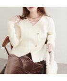 【ナチュラルクチュール/natural couture】の【WEB限定】ゴールド釦Vネックプルオーバー 人気、トレンドファッション・服の通販 founy(ファニー) ファッション Fashion レディースファッション Fashion for Women トップス・カットソー Cut & Sew Tops カジュアルプルオーバー・ニットトップス Pullovers & Knit Tops / Casual Pullovers Vネックトップス V-Neck Tops / V-Cut Neckline Shirts アクセサリー Fashion Accessories カーディガン Cardigan, Knitwear ジャケット Jacket, Outerwear スニーカー Sneakers, Trainers ダウン Down, Puffer デコルテ Décolleté, Neckline デニム Denim, Jeans Material フロント Front, Front Design 再入荷 Restock / Back in Stock エレガント 上品 Elegant 2025年 2025 2025-2026秋冬・A/W Autumn/Winter 2025–26 AW25–26 thumbnail オフホワイト|ID: prp329100004787388 ipo3291000000034936970