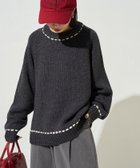 【フリークスストア/FREAK'S STORE】のハンドステッチ クルーネック プルオーバー【限定展開】 25AW 人気、トレンドファッション・服の通販 founy(ファニー) ファッション Fashion レディースファッション Fashion for Women トップス・カットソー Cut & Sew Tops カジュアルプルオーバー・ニットトップス Pullovers & Knit Tops / Casual Pullovers シンプル Simple, Minimal スニーカー Sneakers, Trainers デニム Denim, Jeans Material ハンド Hand, Handmade ベーシック Basic, Essential リラックス Relax, Relaxed Fit A/W・秋冬 Autumn/Winter 冬 Winter / This Winter おすすめ Recommended / Our Picks 2025年 2025 2025-2026秋冬・A/W Autumn/Winter 2025–26 AW25–26 thumbnail チャコールグレー|ID: prp329100004787403 ipo3291000000034844070