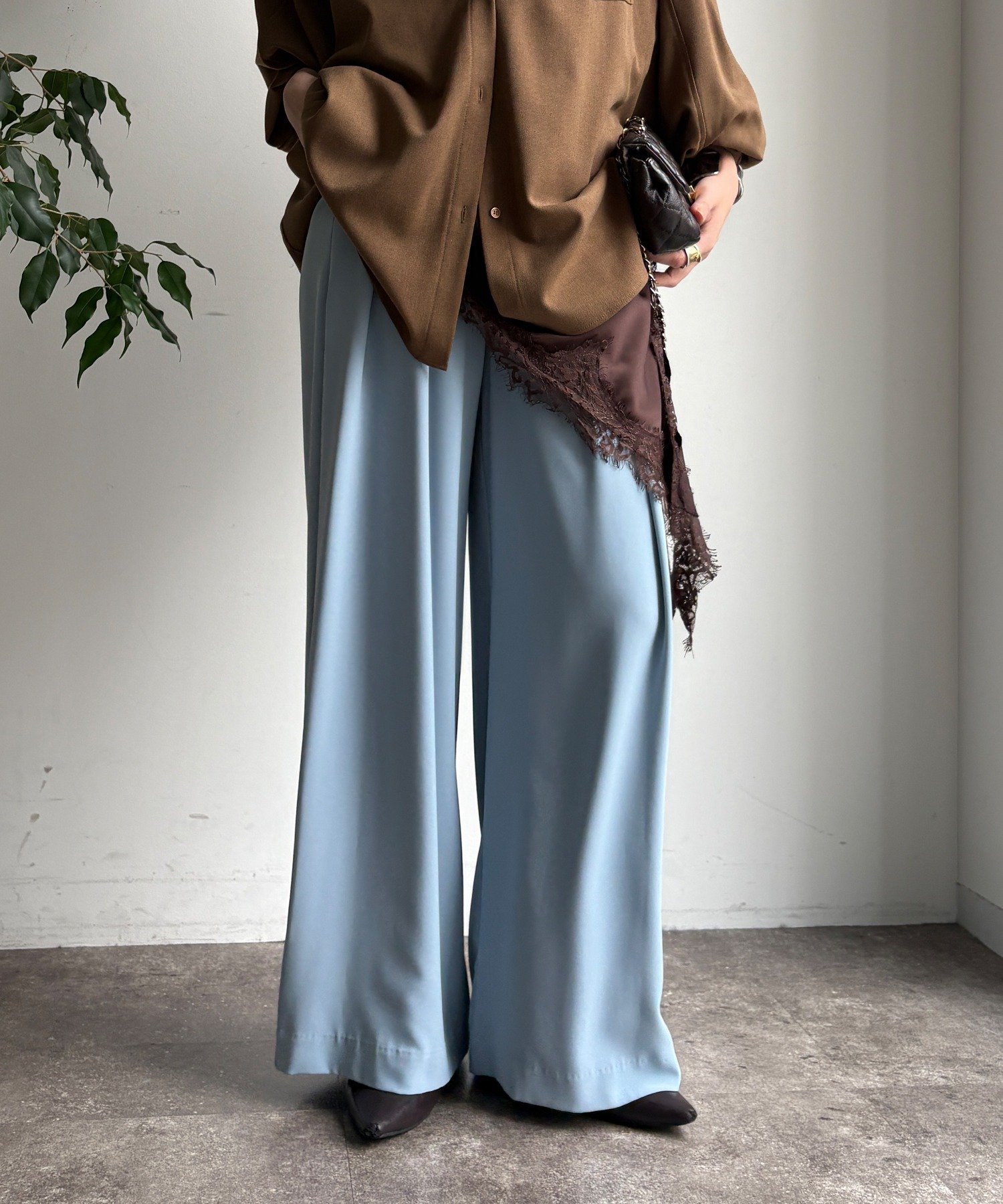 【ドゥドゥ/DouDou】の【累計販売数3万枚突破/20色4サイズ展開!】タックワイドパンツ インテリア・キッズ・メンズ・レディースファッション・服の通販 founy(ファニー) 　ファッション　Fashion　レディースファッション　Fashion for Women　パンツ　Pants & Trousers　スマート　Smart, Elegant　雑誌　Magazine, Fashion Magazine　フロント　Front, Front Design　A/W・秋冬　Autumn/Winter　冬　Winter / This Winter　再入荷　Restock / Back in Stock　2025年　2025　2025-2026秋冬・A/W　Autumn/Winter 2025–26 AW25–26　サックスブルー|ID: prp329100004787432 ipo3291000000035648610