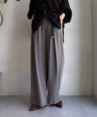 【ドゥドゥ/DouDou】の【累計販売数3万枚突破/20色4サイズ展開!】タックワイドパンツ カーキ|ID: prp329100004787432 ipo3291000000035648619