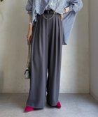 【ドゥドゥ/DouDou】の【累計販売数3万枚突破/20色4サイズ展開!】タックワイドパンツ チャコールグレー|ID: prp329100004787432 ipo3291000000035648627