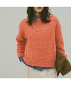 【グローバルワーク/GLOBAL WORK】のモヘヤタッチ編み柄クループルオーバー/581175 オレンジ45|ID: prp329100004787464 ipo3291000000034795535