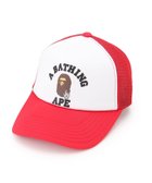 【アベイシングエイプ/A BATHING APE / MEN】のGO APE POINTER COLLEGE MESH CAP BAPEC 人気、トレンドファッション・服の通販 founy(ファニー) ファッション Fashion メンズファッション Fashion for Men キャップ Cap, Baseball Cap スペシャル Special, Limited Edition プリント Print, Printed Pattern メッシュ Mesh, Net Fabric ラバー Rubber, Rubber Sole thumbnail RED|ID: prp329100004787469 ipo3291000000034747575