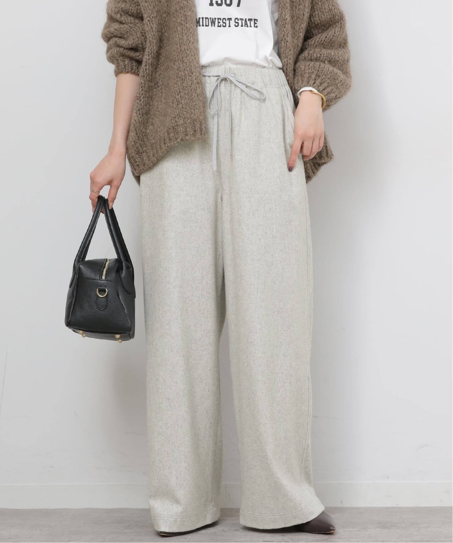 【ジャーナルスタンダード レリューム/JOURNAL STANDARD relume】のウールミックスフラノイージーワイド インテリア・キッズ・メンズ・レディースファッション・服の通販 founy(ファニー) 　ファッション　Fashion　レディースファッション　Fashion for Women　2025年　2025　2025-2026秋冬・A/W　Autumn/Winter 2025–26 AW25–26　おすすめ　Recommended / Our Picks　シンプル　Simple, Minimal　ジャケット　Jacket, Outerwear　スウェット / スエット　Sweatshirt, Sweatwear　ミックス　Mix, Mixed Style　リラックス　Relax, Relaxed Fit　ワイド　Wide, Wide Fit　グレーB|ID: prp329100004787500 ipo3291000000035096479