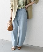 【シップス フォー ウィメン/SHIPS】のSHIPS any 洗濯機可能 コクーンペインター デニムパンツ SHIPS any DENIM スカイブルー|ID: prp329100004787506 ipo3291000000034820094