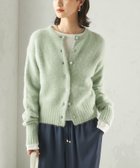 【シップス フォー ウィメン/SHIPS】の【一部WEB限定】 手洗い可能 フォックス クルーネック ニット カーディガン ライトグリーン|ID: prp329100004787512 ipo3291000000034773665