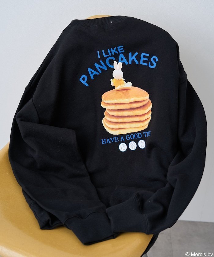 【フリークスストア/FREAK'S STORE】のmiffy Pancake柄 プリント スウェット 25AW インテリア・キッズ・メンズ・レディースファッション・服の通販 founy(ファニー) 　ファッション　Fashion　レディースファッション　Fashion for Women　トップス・カットソー　Cut & Sew Tops　レディースパーカー・カジュアルフーディー　Casual Hoodies & Sweatshirts　スウェット・クルーネックトップス　Sweatshirts & Crewnecks / Relaxed Fit Sweat Tops　2025年　2025　2025-2026秋冬・A/W　Autumn/Winter 2025–26 AW25–26　冬　Winter / This Winter　スウェット / スエット　Sweatshirt, Sweatwear　スペシャル　Special, Limited Edition　プリント　Print, Printed Pattern　A/W・秋冬　Autumn/Winter　ブラック|ID: prp329100004787533 ipo3291000000035217684
